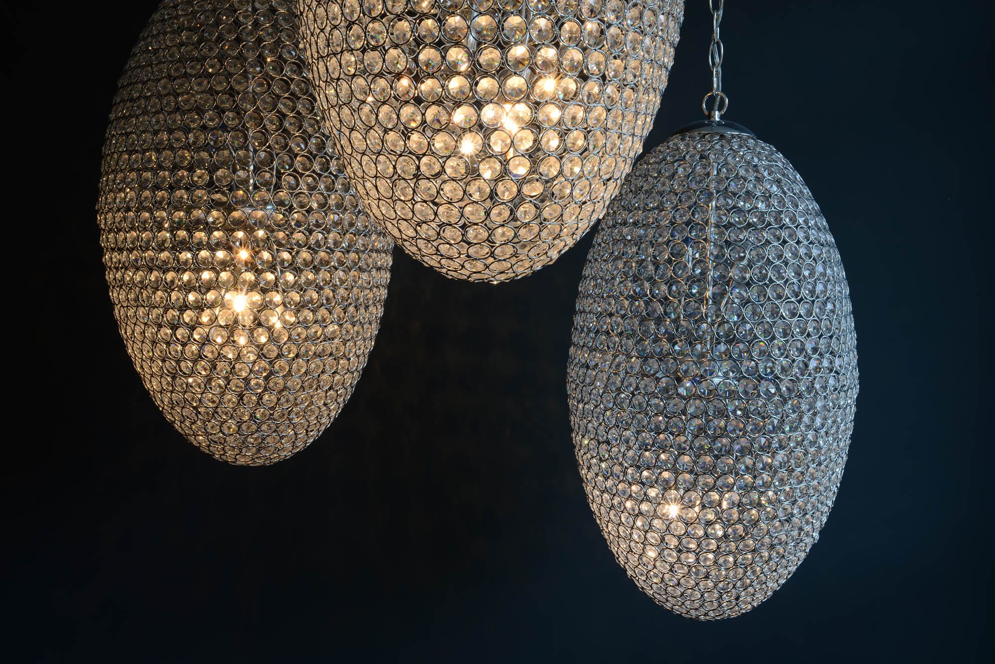 Detailaufnahme der Lampen in der Praxis
